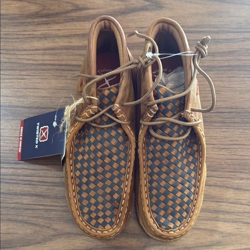 Twisted X Men's Brown Driving Moc Tow Shoes